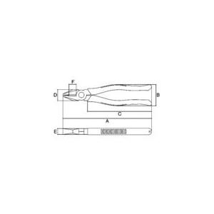 あすつく対応 「直送」 3.PEAKS SC-150Z ペンチ ＪＩＳ付 エラストマーグリップ １６７ｍｍSC150Z |  | 02