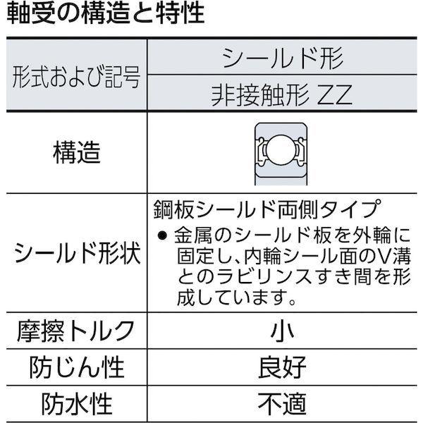あすつく対応 「直送」 ＮＴＮ ［627ZZ/1K］ Ａ小径小形ボールベアリング 両側シールド 内径７ｍｍ外径２２ｍｍ幅７ｍｍ 627ZZ/1K 224-8174 | ブランド登録なし | 01