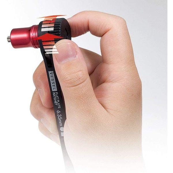 あすつく対応 「直送」 ベッセル TX-12MC 板ラチェットビスキャッチ トルクス Ｎｏ．ＴＸ−１２ＭＣ ビット１０本組 TX12MC 323-4231 VESSEL マグネット付 |  | 07