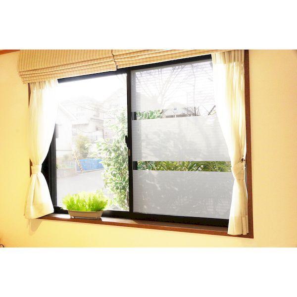 あさってつく対応 直送 代引不可・他メーカー同梱不可 ユーザー 4979305092934 U−Q559 窓目隠しシート ボーダー白 3P |  | 03