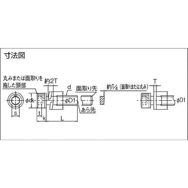 あすつく対応 「直送」 トラスコ B078-0620 座金組込六角穴付ボルト Ｐ＝３ ステンレス Ｍ６×２０ ９本入 座金組込みキャップボルト ばね座 |  | 03