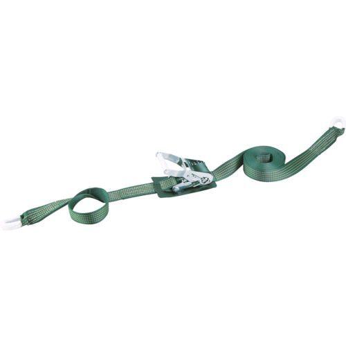 あすつく対応 「直送」 TRUSCO GX38S-600R 強力型ベルト荷締機 ＳＵＳ金具 ３８ｍｍ幅 ６００ｋｇ アイタイプ GX38S600R 3 | 