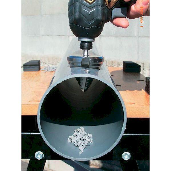 あすつく対応 「直送」 TRUSCO NMS-55P 六角軸樹脂用ステップドリル ２枚刃 ４５〜５５ｍｍNMS55P 287-1815 |  | 03