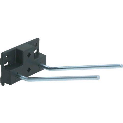 あすつく対応 「直送」 TRUSCO PFB-15W パンチングパネル用パンチングパネル用フックバー 傾斜２本タイプ Ｂ型ベース PFB15W 329 | 