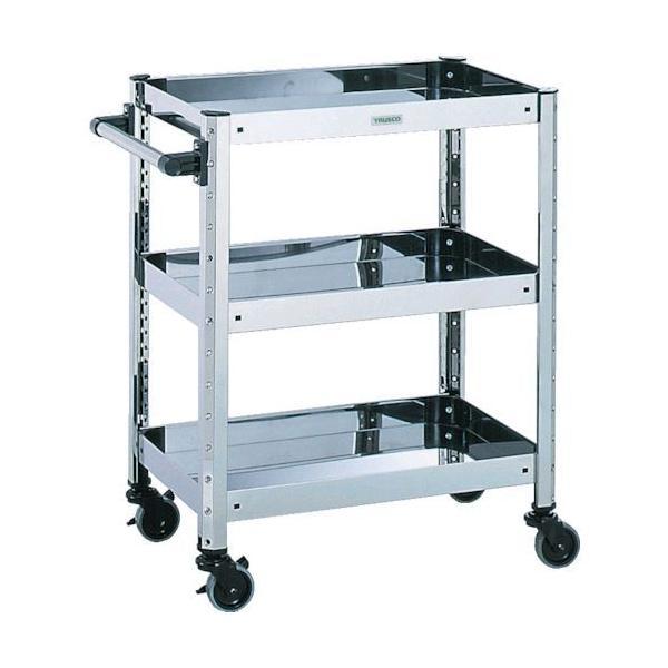 TRUSCO SUS4-511A ＳＵＳ４３０ステンレスワゴン Ｗ６２０ＸＤ４２０ＸＨ８００ SUS4511A | 