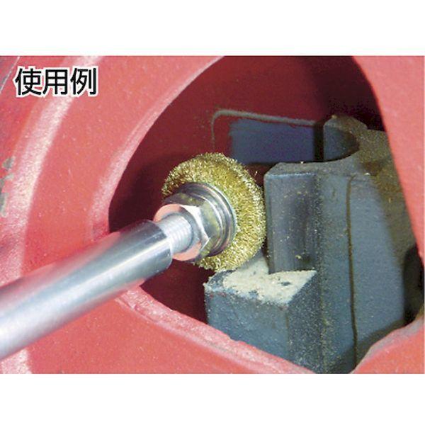 あすつく対応 「直送」 TRUSCO TB-6304 ホイルブラシ ３２Ｘ１０ｍｍ穴 真鍮線 線径０．１５ TB6304 329-1243 |  | 01