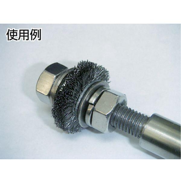 あすつく対応 「直送」 TRUSCO TB-6312 ホイルブラシ ３８Ｘ１０ｍｍ穴 鋼線 線径０．３ TB6312 329-1316 |  | 01