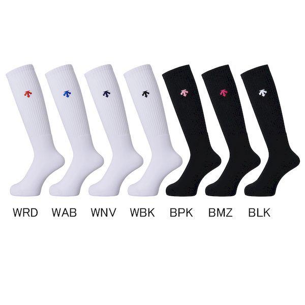 デサント DESCENTE 4947563857671 DVB−8124B ハイソックス ブラックXホワイト サイズ：23−25 |  | 01