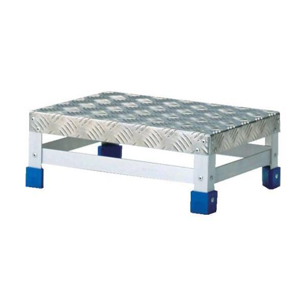 【個数：1個】 TRUSCO TFS-1564 ステップ アルミ製・縞板タイプ ６００Ｘ４００ＸＨ１５０TFS1564 341-8022 | 