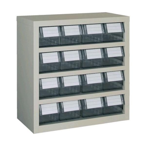 TRUSCO TM-44B パーツケース 横型バンラックケースＭ型 ５９２Ｘ３０７ＸＨ６０９ ４列４段 TM44B 332-4613 | 