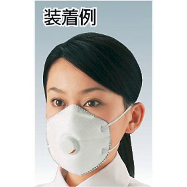 あすつく対応 「直送」 ＴＲＵＳＣＯ TMK-10KV 一般作業用マスク 活性炭入 排気弁付 １０枚入TMK10KV 286-8750 |  | 02