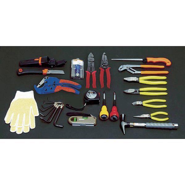 あすつく対応 「直送」 TRUSCO TR-D18 電設工具セット １９点セット TRD18 301-9110 tr-3019110 1S | ブランド登録なし | 02