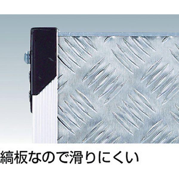 【個数：1個】TRUSCO TSFC-165 作業用踏台 アルミ製・縞板タイプ 天板寸法６００Ｘ４００ＸＨ５００ TSFC165 336-5107 |  | 02