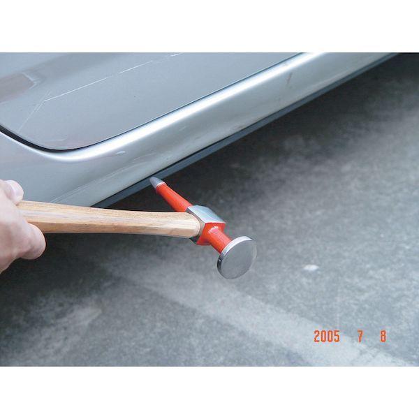 あすつく対応 「直送」 トラスコ中山 TSM-166 板金ハンマー 丸平Ｘ槍型 TSM166 284-9038 丸平X槍型 | ブランド登録なし | 02