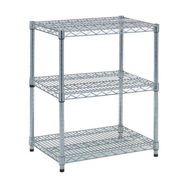 TRUSCO TSM-2243 直送 代引不可・他メーカー同梱不可 ステンレス製メッシュラック Ｈ７４５ＸＷ６０４ＸＤ４５７ ３段 TSM2243 2 | 