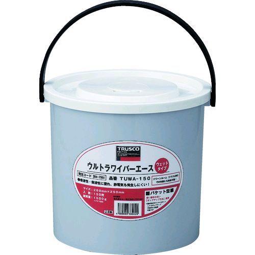 あすつく対応 「直送」 TRUSCO TUWA-150 ウルトラワイパーエース ウエットタイプ １５０枚入 TUWA150 284-7051 | ブランド登録なし