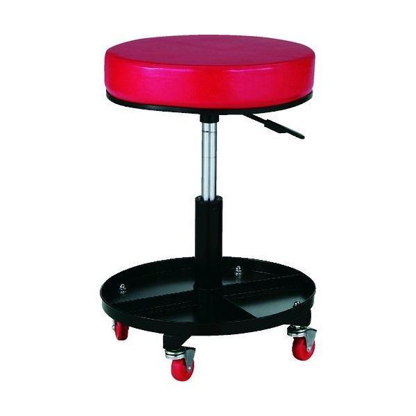 【個数：1個】TRUSCO TWC-SR 工具入れ付作業椅子 Φ３７０×Ｈ４４０〜５５５ TWCSR 288-9218 | 