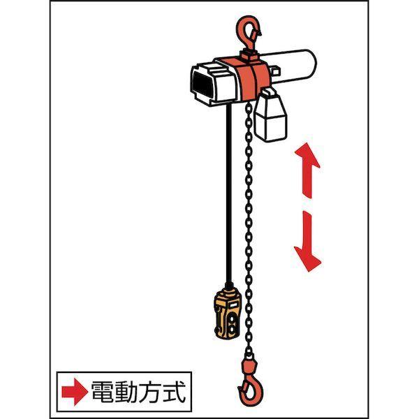 【個数：1個】KITO ED06S 電気チェーンブロック セレクト １速形 ６０ｋｇ×３ｍ ED-06S 221-1513 | S（クリナップ） | 02