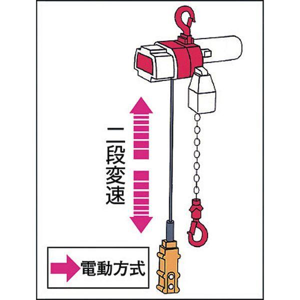 【個数：1個】KITO ED10SD 電気チェーンブロック セレクト ２速選択形 １００ｋｇ×３ｍ ED-10SD 321-0111 |  | 02