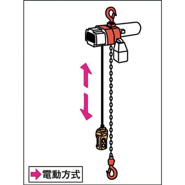 【個数：1個】KITO EDX24S 電気チェーンブロック セレクト １速形 単相２００Ｖ ２４０ｋｇ×３ｍ EDX-24S 321-0154 |  | 02