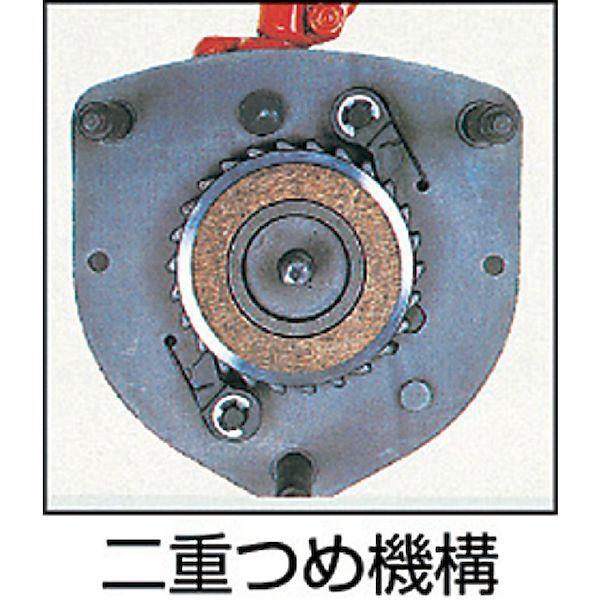 あすつく対応 「直送」 【個数：1個】象印 H-01625 スーパー１００Ｈ級チェーンブロック１．６ｔ・２．５ｍ H01625 124-2423 |  | 01