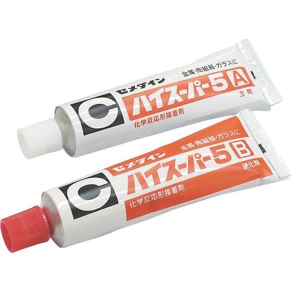 あすつく対応 「直送」 セメダイン CA-185 ハイスーパー５ ２５ｇセット ＣＡ−１８５CA185 309-0698 CEMEDINE |  | 01