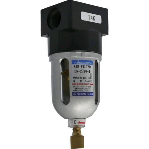 あすつく対応 「直送」 日本精器 BN27208 エアフィルタ８Ａコンパクトタイプ BN-27208 103-4278 | 