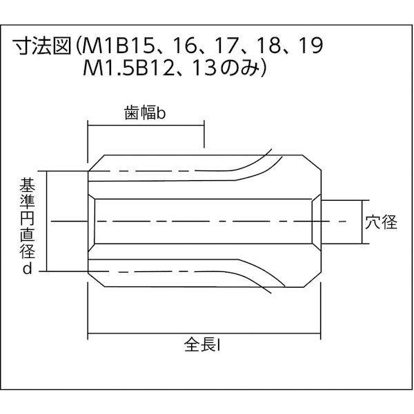 あすつく対応 「直送」 カタヤマ ［M2B32］ ピニオンギヤＭ２ 歯数３２ 直径６４ 歯幅２０ 穴径１２ M-2B32 333-2624 | ブランド登録なし | 03