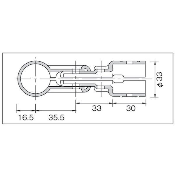 あすつく対応 「直送」 スペーシア ［NSJ-7N］ メタルジョイントＮＳＪー７Ｎ静電タイプ（ニッケルメッキ） NSJ7N 297-6617 |  | 02