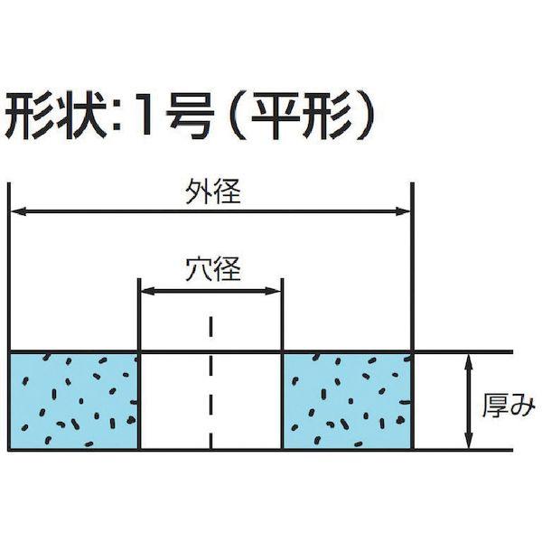 あすつく対応 「直送」 ノリタケ 1000E00270 汎用研削砥石 Ａ３６Ｐ濃青 ２０５Ｘ１９Ｘ１５．８８ 1000E00270 A36P濃青 ノリ |  | 02