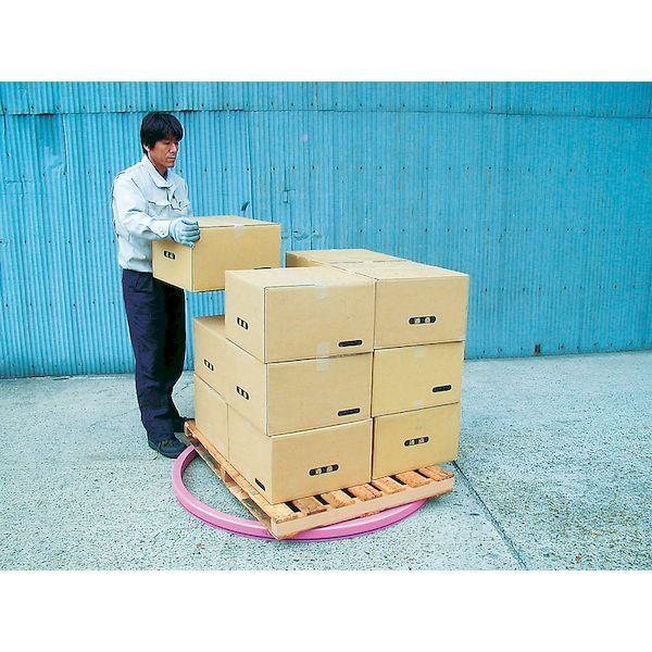 【個数：1個】 TAIYU PTE-100 直送 代引不可 回転台マワール エコノミータイプ ピンク ７００ｋｇ 直径１０００ｍｍPTE100 500 |  | 02