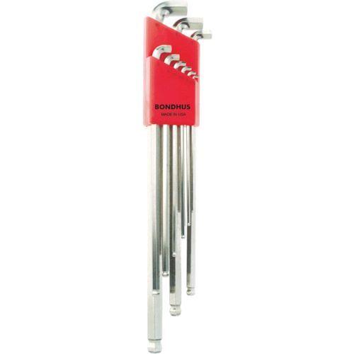 あすつく対応 「直送」 BONDHUS SBLX9MB スタビー・ボールポイント・Ｌ−レンチ エクストラロング セット９本組 １．５−１０ｍｍ SBL | ブランド登録なし