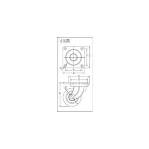 あすつく対応 「直送」 ヨドノ MHA-MG300X100 鋳物重量用キャスター 許容荷重８８２ 取付穴径１６ｍｍ MHAMG300X100 305-3121 | ブランド登録なし | 01