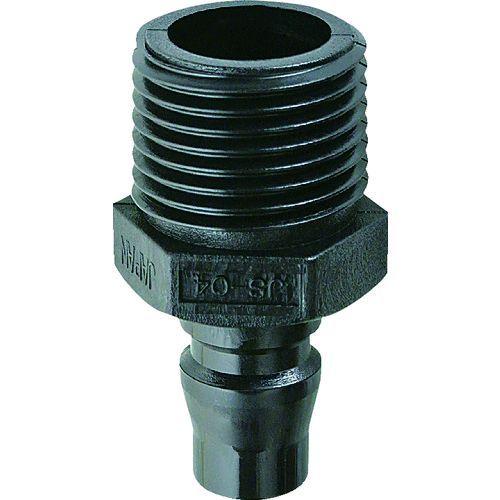 あすつく対応 「直送」 ジョプラクス JS-04 樹脂プラグ 相手側取付Ｒｃ１／２ めねじ取付用 JS04 218-7469 | 