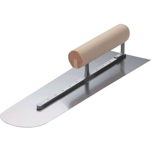 カネ三 HDK-420 本焼土間鏝長柄 元幅１１５×先幅９５ コテ長さ４２０ｍｍ HDK420 249-4647 | 