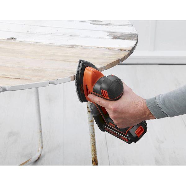 直送 代引不可・他メーカー同梱不可 ブラック＆デッカー BLACK&DECKER 4536178810975 B＆D コードレスマウスサンダー本体 B |  | 02