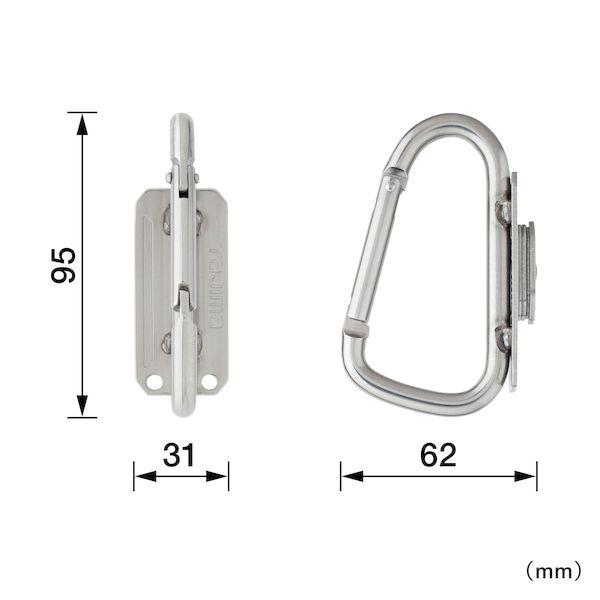 TJMデザイン タジマ SFSKHSCS タジマ　セフ工具ホルダーステン　スリムカラビナ　小 SFSKHSCS |  | 01