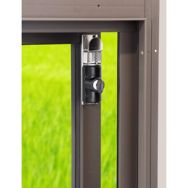 在庫 ノムラテック N-1128 鍵付スライドロック 出窓・すべり出し窓用補助錠 N1128 あすつく対応 |  | 02