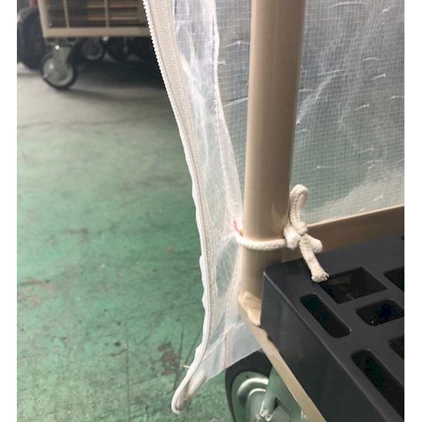 在庫 フナイ産業 FT850 カゴ車カバー カゴ車保護カバー FTナチュラルUV半透明 870×670×1550H あすつく対応 |  | 02