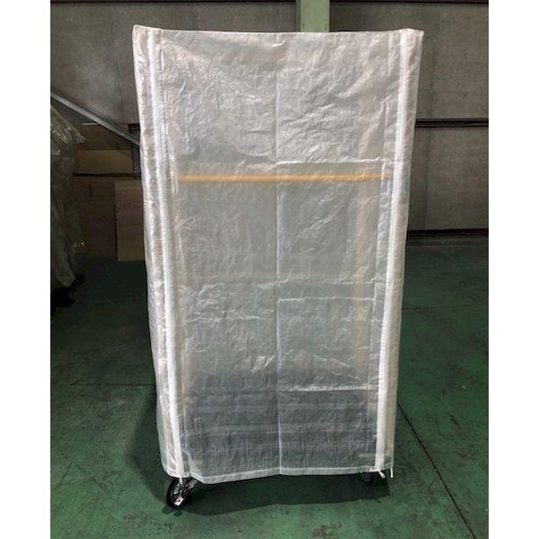 在庫 フナイ産業 FT850 カゴ車カバー カゴ車保護カバー FTナチュラルUV半透明 870×670×1550H あすつく対応 |  | 04