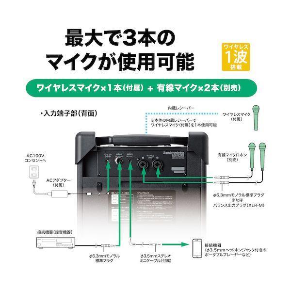 オーディオテクニカ ATW-SP1910/MIC デジタルワイヤレスアンプシステム ワイヤレスマイク1本付属 ATWSP1910/MI |  | 04