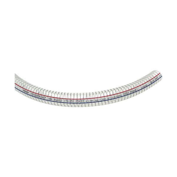 トヨックス TS-32-3 水・油・薬品・エアー用耐圧ホース トヨスプリングホース 内径32mm×外径41mm 長さ3m TS323 |  | 01