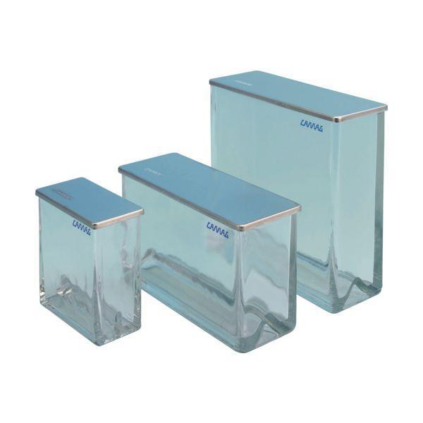 カマグ 022-5155 二槽式展開槽 10X10cm ステンレス蓋付 0225155 | 