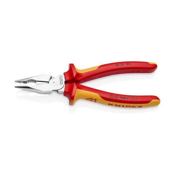 ＫＮＩＰＥＸ 0826-185 絶縁ニードルノーズペンチ 185mm 1000V 0826185 |  | 01