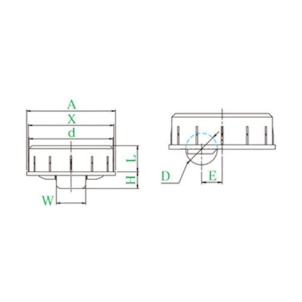 ユーエイ HEIKO-C 埋め込み式 自在 平行キャスター ナイロン 車輪径18mm OTHERS 特殊 HEIKOC |  | 01