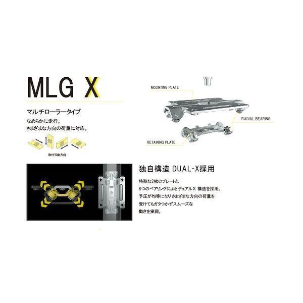 スガツネ工業 MLGX-25C-8 190047256 MLGXー25Cー8マルチローラーリニアガイドキャリッジ中荷重用 MLGX25C8 |  | 05