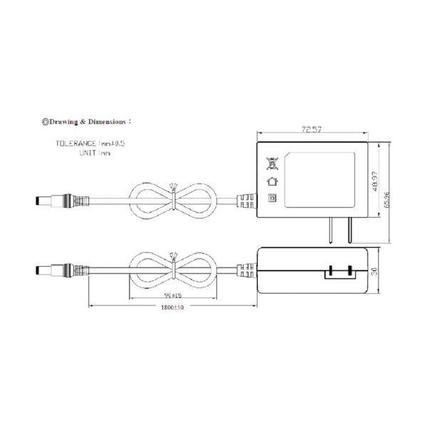 日機 ND-PM243 ACアダプター DC24V 1A NDPM243 |  | 01