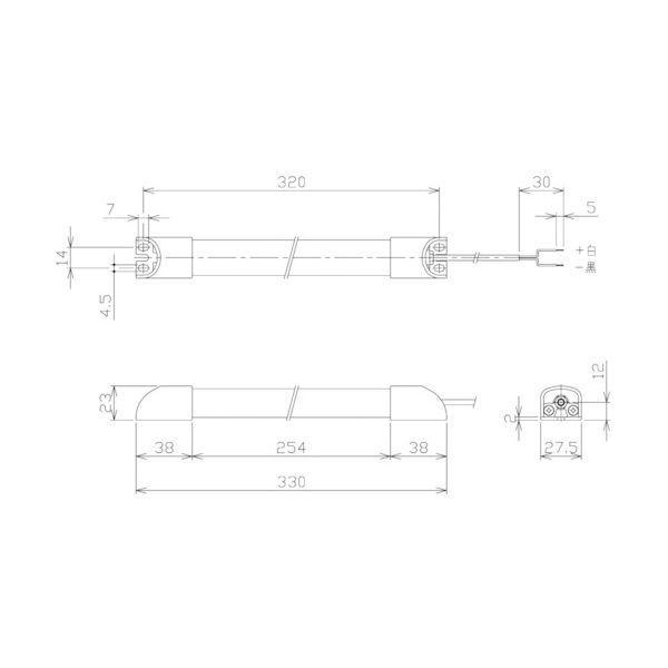 日機 NLT3-10-DC-S 簡易防水型LEDリニアライト DC24V NLT310DCS |  | 01