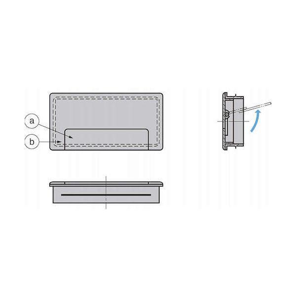 スガツネ工業 S100-50DBE 210031840 S100−50DBE配線孔キャップ S10050DBE |  | 02
