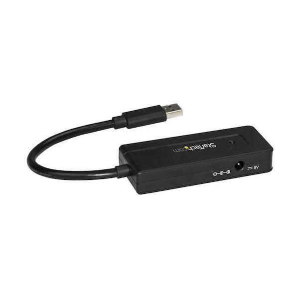 スターテック ST4300MINI USBハブ／USB 3．0／USB−A − 4x USB−A／ACアダプター付属／ブラック |  | 01